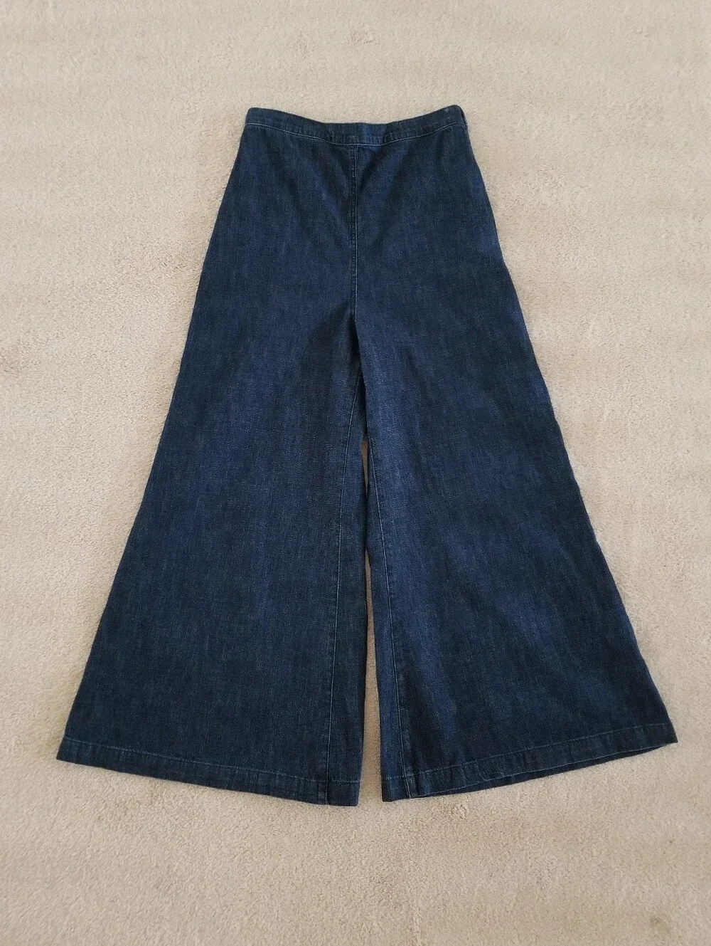 Rachel Comey Absolute Wide Leg Crop Dark Wash Jeans Size 2